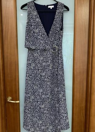 Платье на запах warehouse сарафан