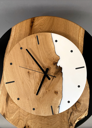 Годинник/epoxy wall clock4 фото