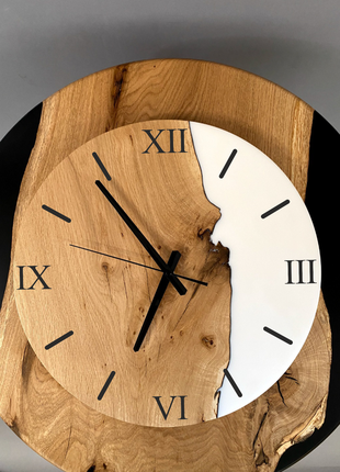 Годинник/epoxy wall clock1 фото