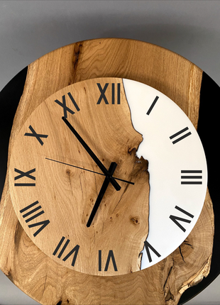 Годинник/epoxy wall clock3 фото