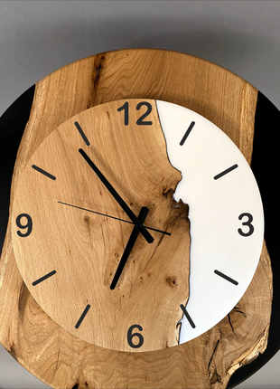 Годинник/epoxy wall clock2 фото