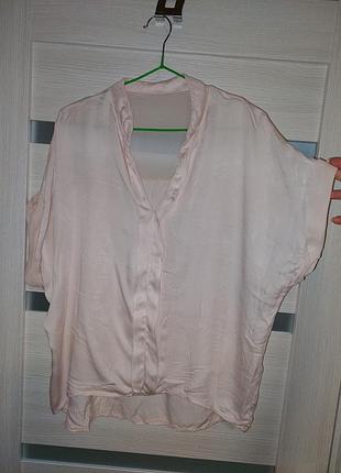 Рожева сорочка з коротким рукавом