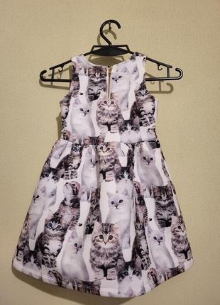 Платье с котиками2 фото