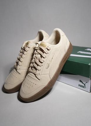 Бежевые кеды кроссовки puma ralph sampson оригинал новые1 фото