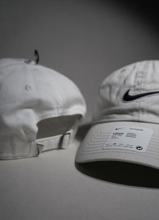 Біла бежева кепка бейсболка nike swoosh h86 оригінал нова3 фото