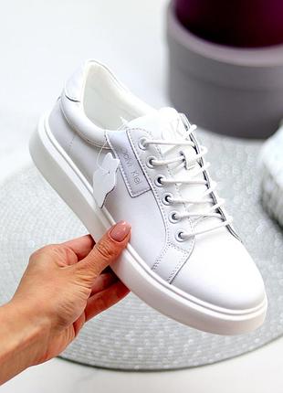 14579 новинка! стильні зручні кеди casual -натуральна шкіра