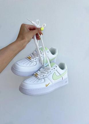 Кросівки жіночі демісезонні nike air max skyline navy blue dress shoes 1 mini swoosh lime light 💡