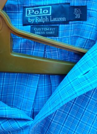 Рубашка мужская с рукавом polo ralph lauren.3 фото