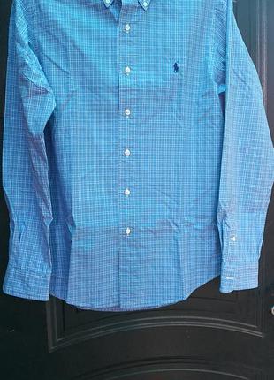 Рубашка мужская с рукавом polo ralph lauren.