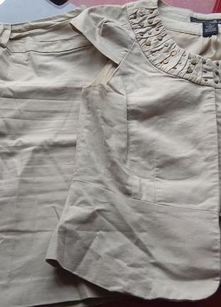 Willie smith жіночий костюм-спідниця та жакет s 42 44р на літо