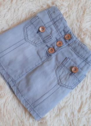 Классная качественная джинсовая юбка от next1 фото