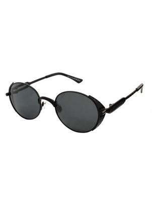 Овальні окуляри сонцезахисні blue classic polarized чорні