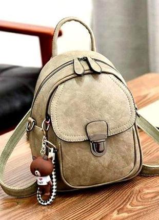 Женский мини рюкзак сумочка  разные цвета10 фото