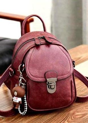 Женский мини рюкзак сумочка разные цвета