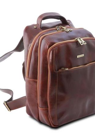 Рюкзак кожаный на три отделения phuket от tuscany tl1414025 фото