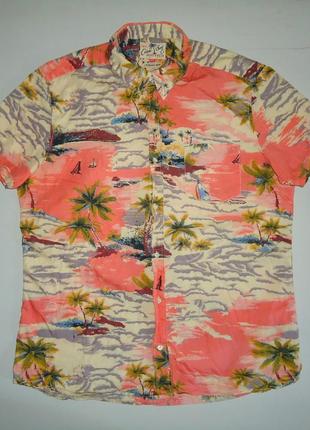 Рубашка  гавайская next hawaii cotton гавайка (xl)