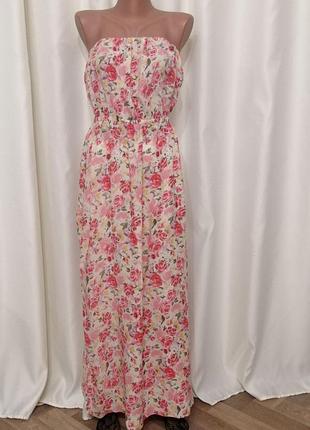 New look довгий сарафан без бретелів