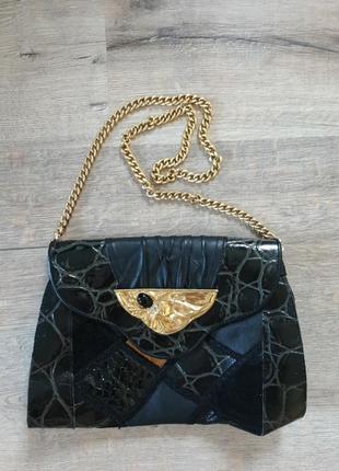 Сумка винтажная из кожи