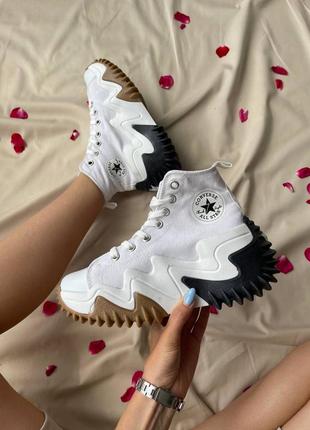 Кеды converse run star motion hi ‘white’