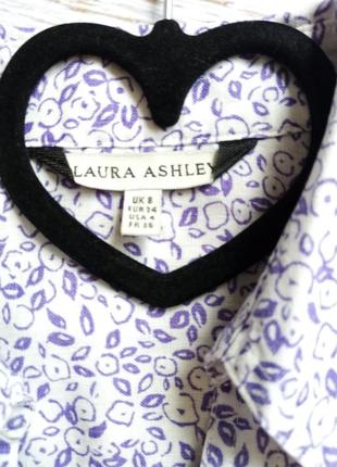 🌿сорочка блуза приталеного силуету льон laura ashley2 фото