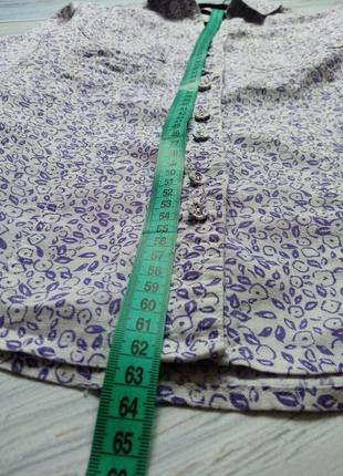 🌿сорочка блуза приталеного силуету льон laura ashley3 фото