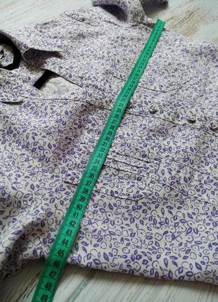 🌿сорочка блуза приталеного силуету льон laura ashley5 фото