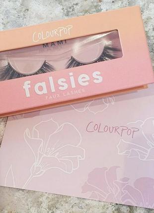 Накладні вії colourpop falsies