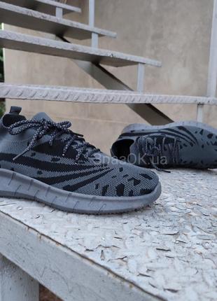 Сірі кросівки, кеди мокасини 2