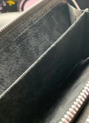 Кожаный мужской клатч портмоне большой кошеле на 2 отдела2 фото