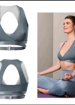 Новый спортивный топ для фитнеса пилатеса спортзала s