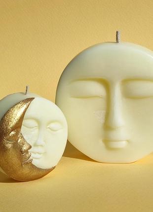 Набір свічок сонце і місяць, обличчя сонця, набір свічок сонце та місяць