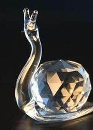 Хрустальная фигурка улитка 5 см / хрустальная фигурка улитка 5 см 5x5x3 см