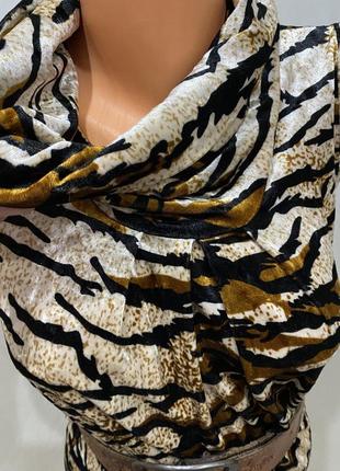 Оксамитова сукня тигрова/тигрове плаття6 фото