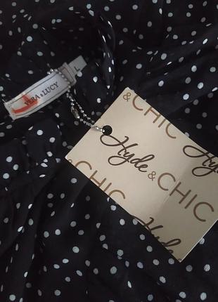 Блуза в горошок 4