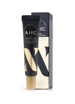 Омолаживающий крем для век и лица a.h.c ten revolution real eye cream for face 30 мл