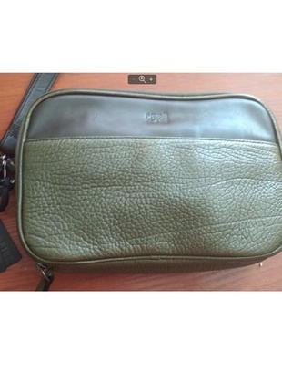 Фирменная мужская сумка mathias телячья кожа 24*16 см cavalli class