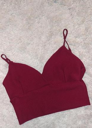 Шикарний топ бордо🌹🌹🌹