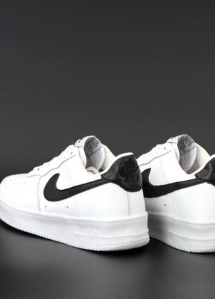 Мужские кроссовки nike air force 1 low white black 40-41-44-454 фото