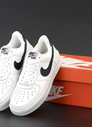 Мужские кроссовки nike air force 1 low white black 40-41-44-45