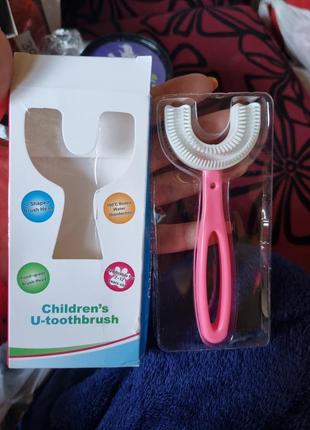 Зубная щётки детские роз2 фото