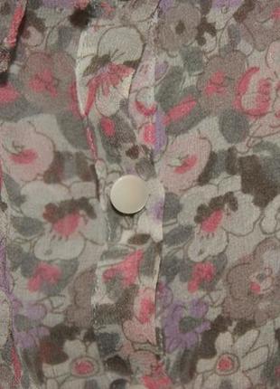 Xandres шовкова блузка в квітка5 фото