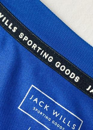 Чоловіча синя літня спортивна футбольна футболка jack wills джек уіллс. розмір m l7 фото