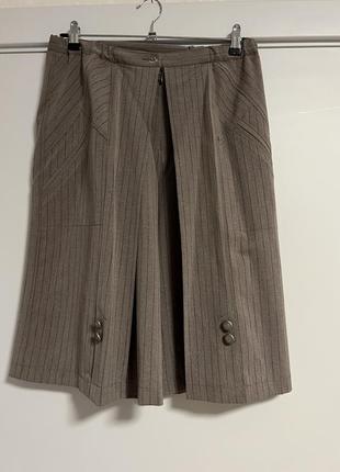 Костюм жіночий сірий із шортами-спідницею "fashion lux"2 фото