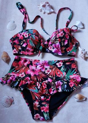 Купальник у квітковий принт boux avenue