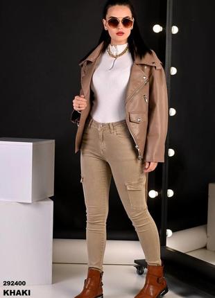 Джинси жіночі (тр-292400) хакі