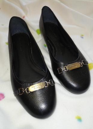 Шкіряні балетки roberto santi