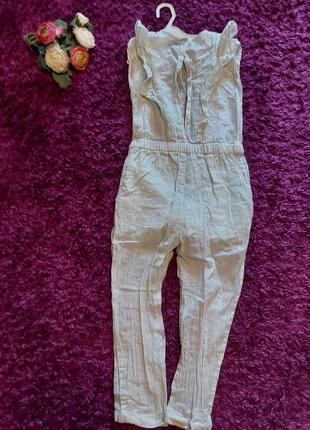 Летний брючный комбинезон для малышки manor kids 110