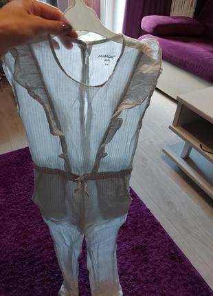 Летний брючный комбинезон для малышки manor kids 110