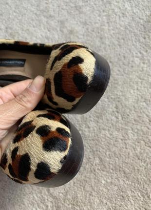 Невероятные туфли с натуральным мехом под леопарда 🖤3 фото