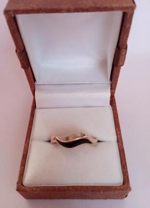 Каблучка мед золото 18 розмір